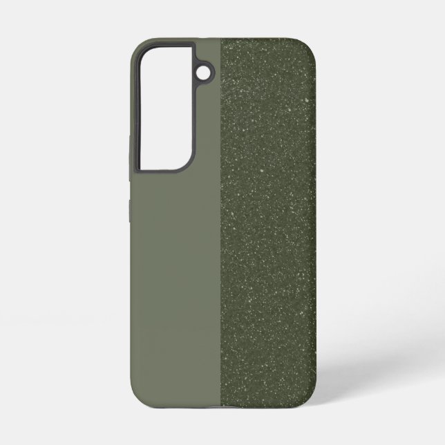 Fall "Moss Green Split Galaxy S22" individuell ein Samsung Galaxy Hülle (Rückseite)