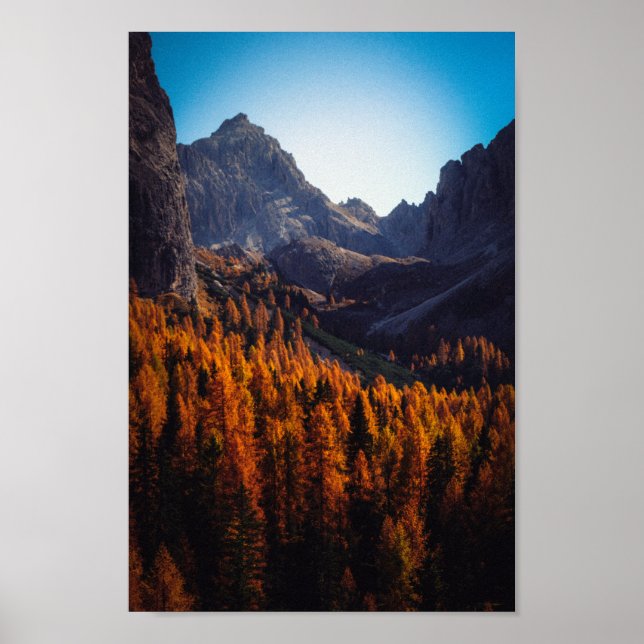 Fall Mountain 4k Wallpaper Alta Peak Fotos Einfach Poster (Vorne)