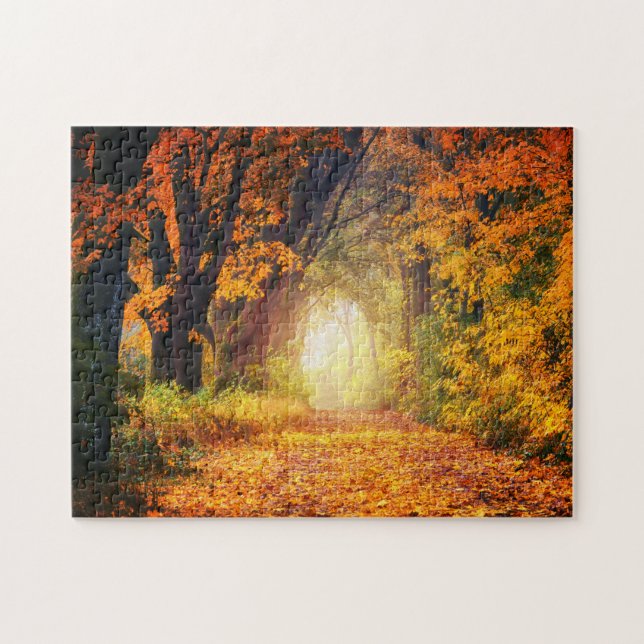 Fall Mountain Art Landschaftlich Puzzles Komplex J (Horizontal)