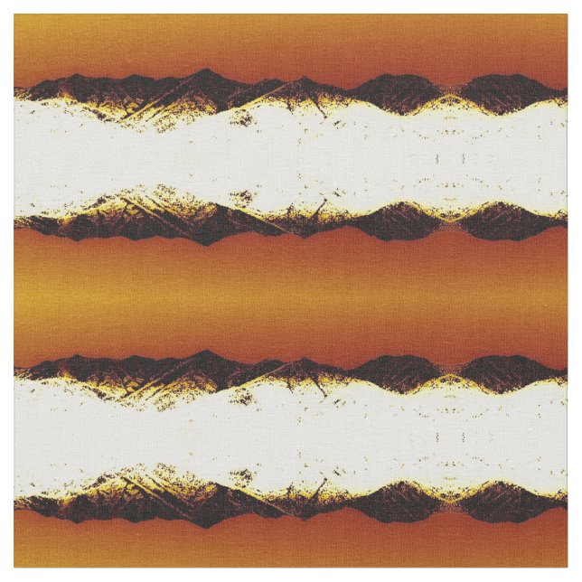 Fall Mountains Stoff (Nahaufnahme)