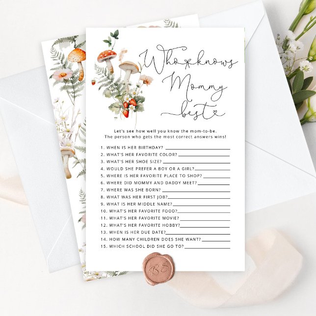 Fall Mushroom Wer das Mama am besten Duschspiel ke (Von Creator hochgeladen)