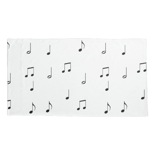 Fall Musical Notes Pillow Kissenbezug (Rückseite)