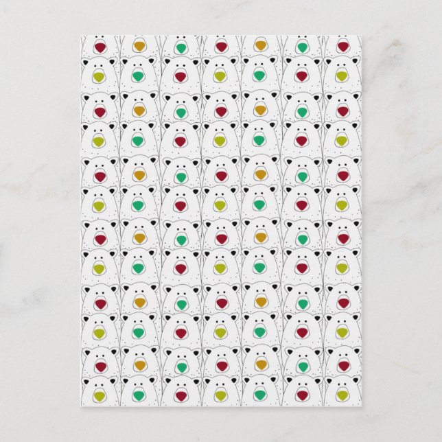 Fall 'n Bears Postkarte (Vorderseite)