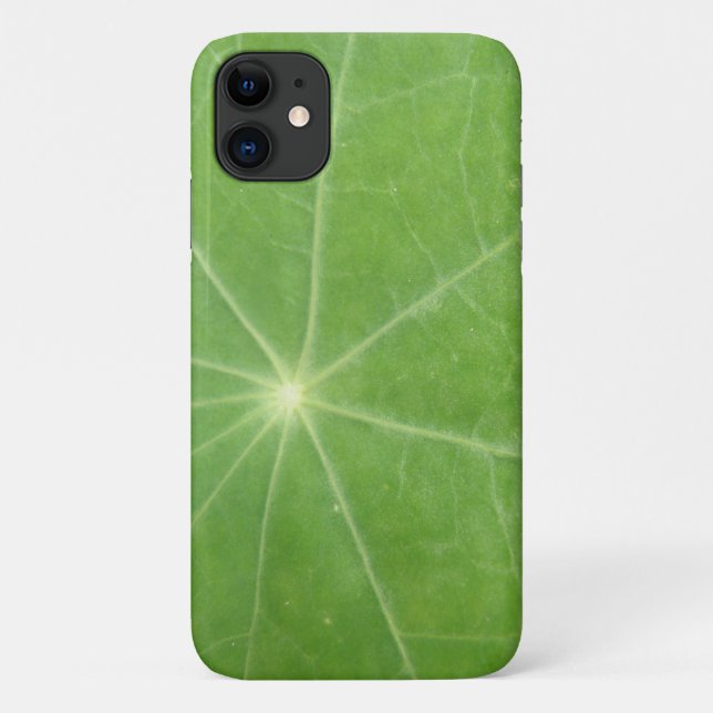 Fall Nasturtium Leaf iPhone 3 Case-Mate iPhone Hülle (Rückseite)