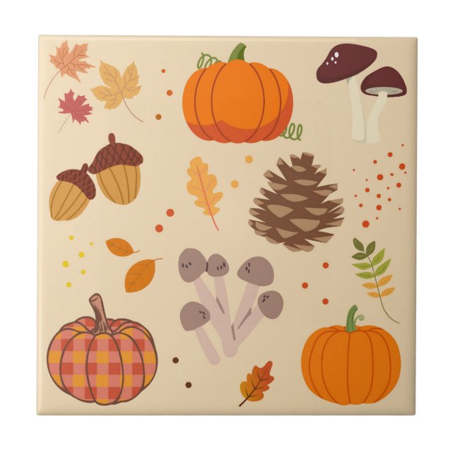 Fall Nature Fliese (Vorderseite)