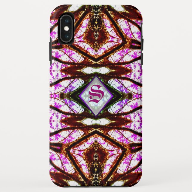 Fall "New Age Pink Batik iPhone 3 Case (Rückseite)