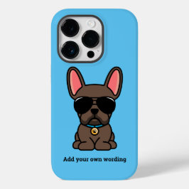Fall niedlich Brown French Bulldog Case-Mate iPhon iPhone 14 Pro Hülle