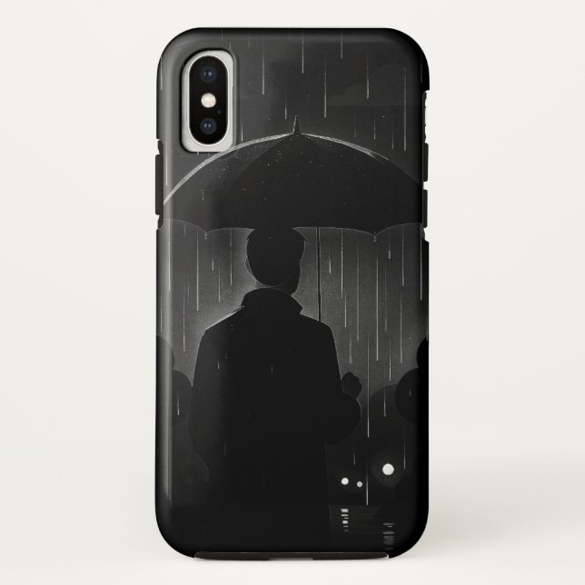Fall Night City Skyline Case-Mate iPhone Hülle (Rückseite)