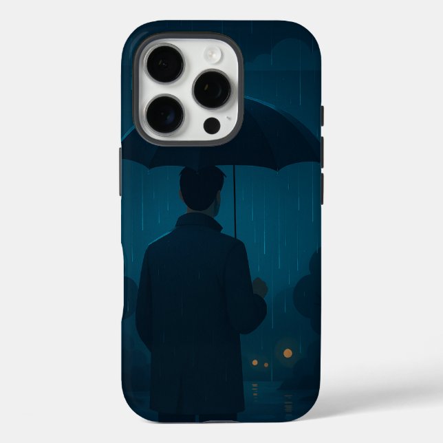 Fall Night City Skyline Case-Mate iPhone Hülle (Rückseite)