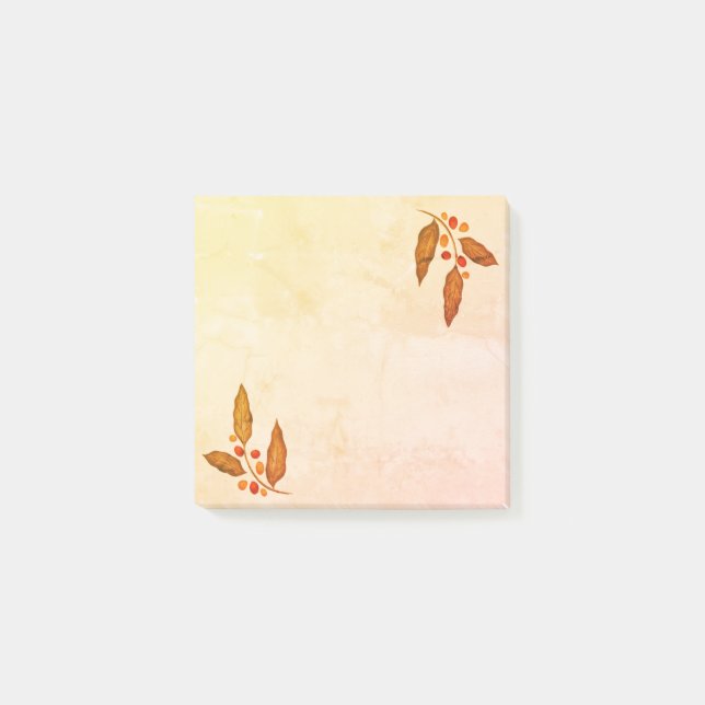 Fall Notes Post-it Klebezettel (Vorderseite)