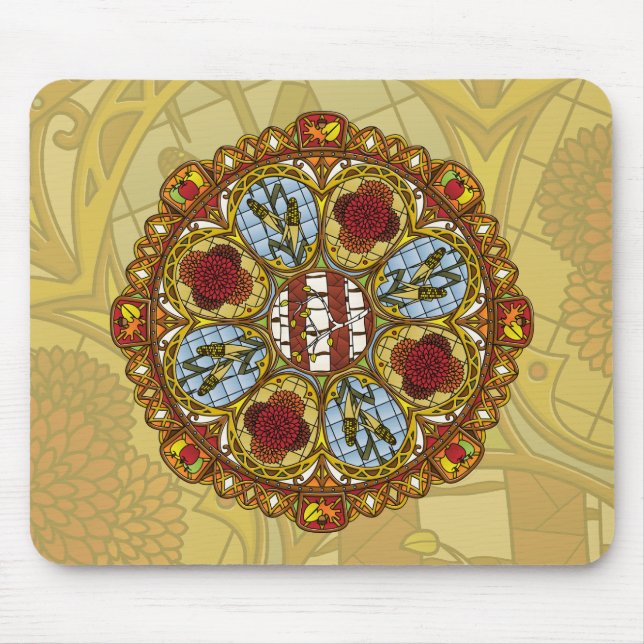 Fall Nouveau Mousepad (Vorne)