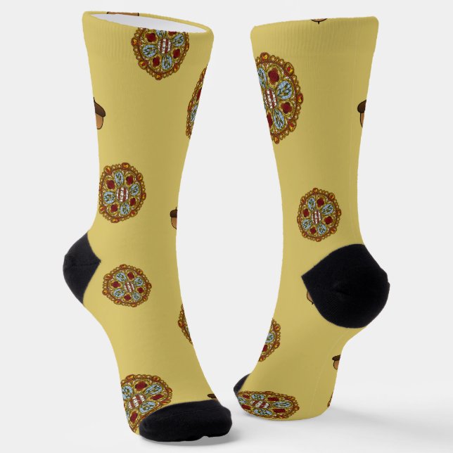 Fall Nouveau Socken (Gewinkelt)
