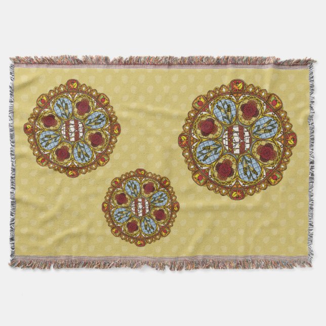 Fall Nouveau Throw Blanket Decke (Vorderseite)