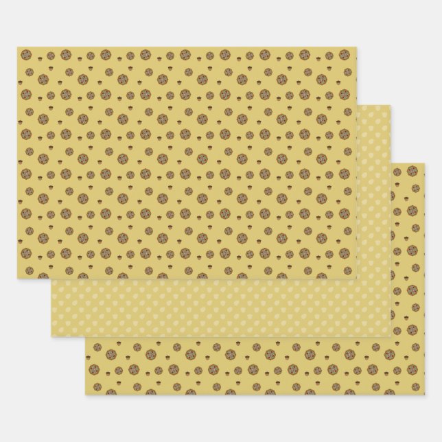 Fall Nouveau Wrapping Paper Set Geschenkpapier Set (Set)