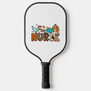 Fall Nurse Leopard Cowhide Pumpkin Fall 744 Pickleball Schläger