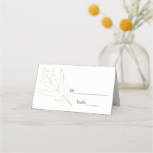 Fall Oak Leaf Wedding