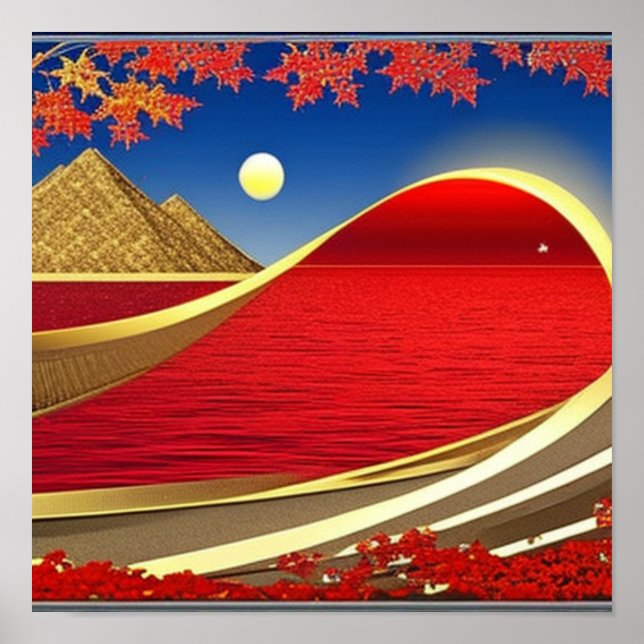 Fall Ocean Poster (Vorne)