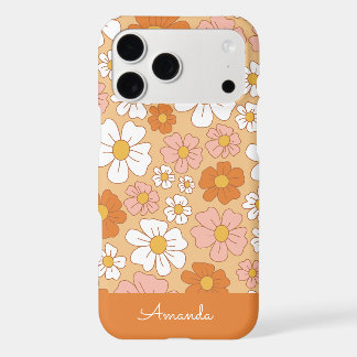 Fall Orange und White Floral Case-Mate iPhone