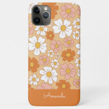 Fall Orange und White Floral Case-Mate iPhone