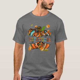 Fall Outfit Dispatcher dankbar Dankbarkeit gesegne T-Shirt