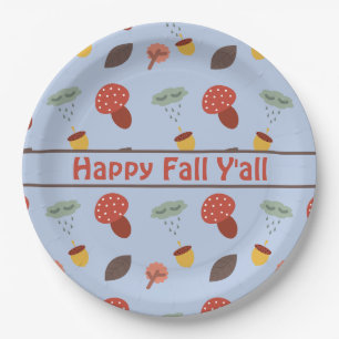 Fall Pappteller