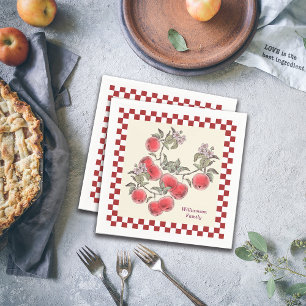 Fall Party Apple Ernte Erntedank personalisieren Serviette
