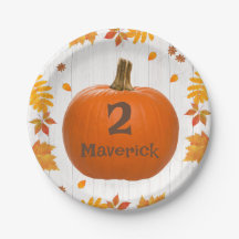 Fall Party Teller - Pumpkin