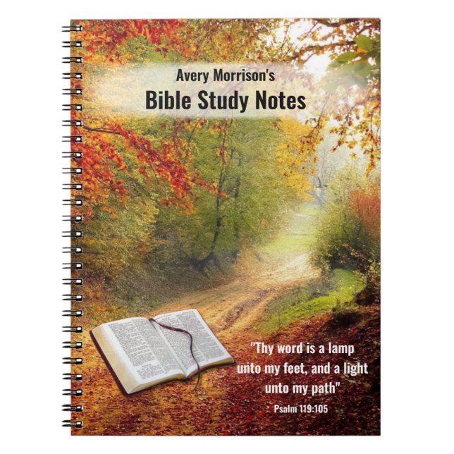 Fall Pathway Bible Notebook Notizblock (Vorderseite)