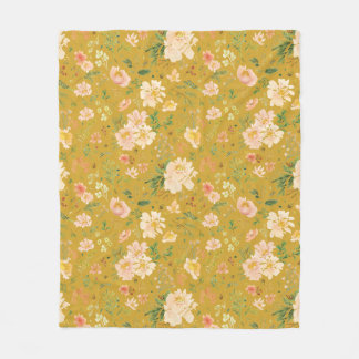 Fall Peach Blume Wasserfarbe Mustar Gelbe Decke