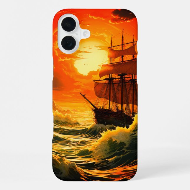 Fall per Schiff iPhone Hülle (Rückseite)