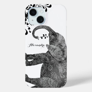 Fall "personalisiert Elephant Damask iPhone 6" Case-Mate iPhone Hülle