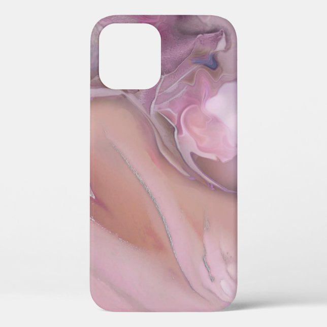 Fall "Pink Marble Case-Mate iPhone" iPhone Hülle (Rückseite)