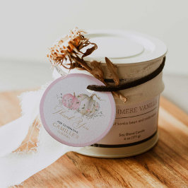 Fall Pink Pumpkin Girl Geburtstags-Liebesmarken Geschenkanhänger