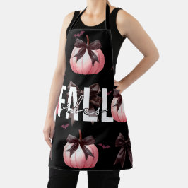 Fall Pink Pumpkins Muster Oven Mitt & Po Schürze