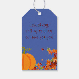 Fall-Pop nach Tag Geschenkanhänger