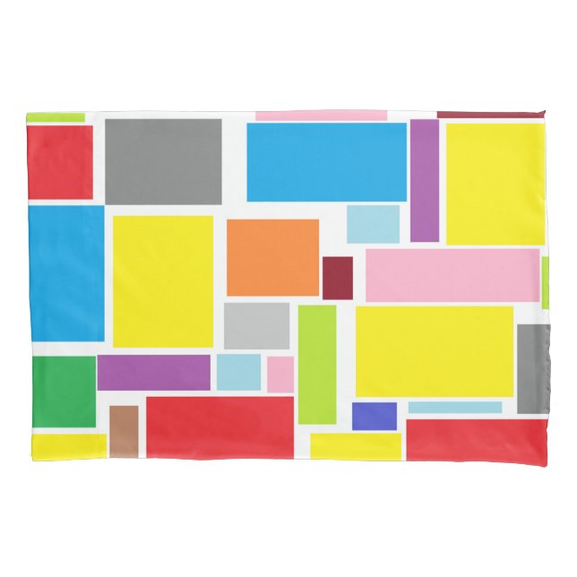 Fall Positive Vibes Blocks Pillow Kissenbezug (Vorderseite)