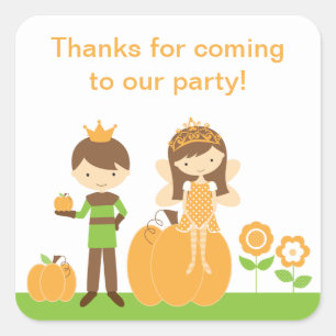 Fall Prince und Fairy Princess Stickers