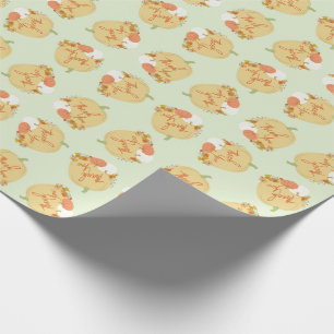 Fall Pumpkin Baby Dusche Danke Geschenkpapier
