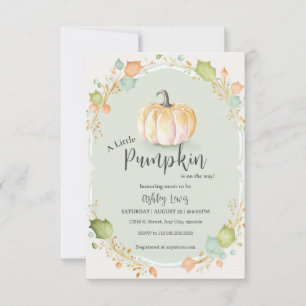 Fall Pumpkin Baby Dusche Einladung