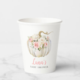 Fall Pumpkin Baby Dusche Pappbecher