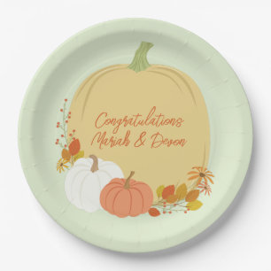 Fall Pumpkin Baby Shooting Paper Teller