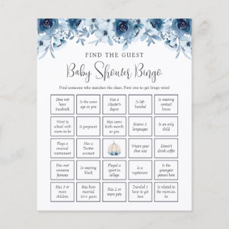 Fall Pumpkin Bingo Guess Who Baby Showspiele