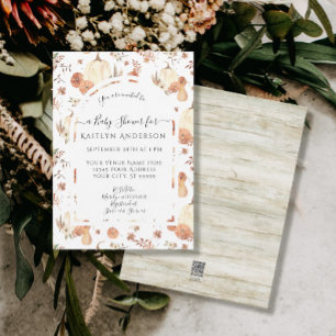 Fall Pumpkin Botancolor Floral Baby