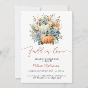 Fall Pumpkin-Brautparty Einladung
