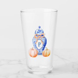 Fall Pumpkin | Chinoiserie Ginger Jar Monogram Glas