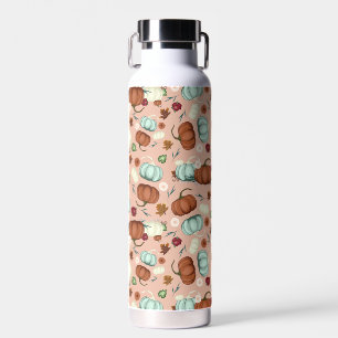 Fall Pumpkin Floral Trinkflasche