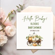 Fall Pumpkin Gender Neutral Baby Shower