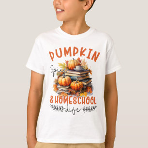 Fall Pumpkin Gewürze und Homeschool Leben Funny Zu T-Shirt