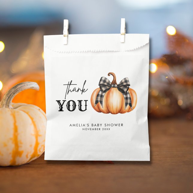 Fall Pumpkin Modern Fevor Bags Geschenktütchen (Von Creator hochgeladen)