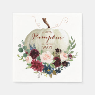 Fall Pumpkin Napkin Cocktail Napkin Serviette